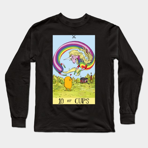 Lady Rainicorn as 10 of Cups Long Sleeve T-Shirt by sadnettles